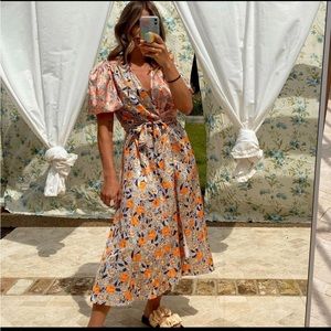 Never fully dressed zsa zsa wrap dress